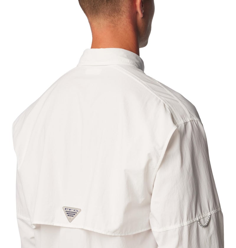 Columbia Men's Bahama II Long Sleeve Shirt, White, X-Small - Image 4