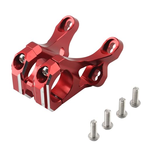 ABCERRSI Motorcycle Handlebar Riser MountElectric Bike Front Handlebar Risers Stem Mount Handle Bar for Surron Light Bee XSur Ron Light Bee SX160X260Red - Image 1