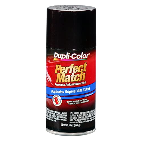 Dupli-Color EBGM04497 Perfect Match Automotive Spray Paint – General Motors Dark Cherry Metallic, 77 WA9800 – 8 oz. Aerosol Can - Image 1