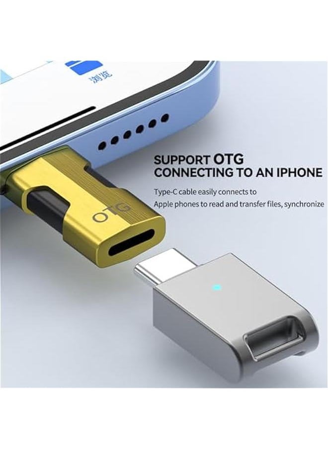 Generic - 2 PCS USB C Lightning Adapter with 30W PD Support and OTG, USB C Male to Lightning Female Converter for iPhone & iPad,Data and Audio Adapter Transfer Fast Charging (30W Charging + OTG) - Image 1