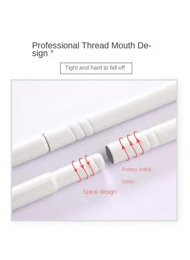 Bluejw Baking Paint Telescopic Bracket Student Shading Bed Curtain Mosquito Net Rod High Load-bearing Thickened Dormitory Upper And Lower Balls Universal Rack Art - Image 2