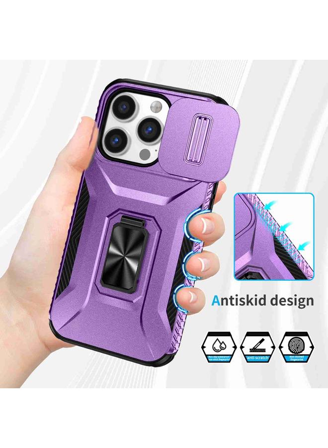 اس-توب جراب لهاتف iPhone 14 Pro مع حامل كاميرا منزلق - Image 5