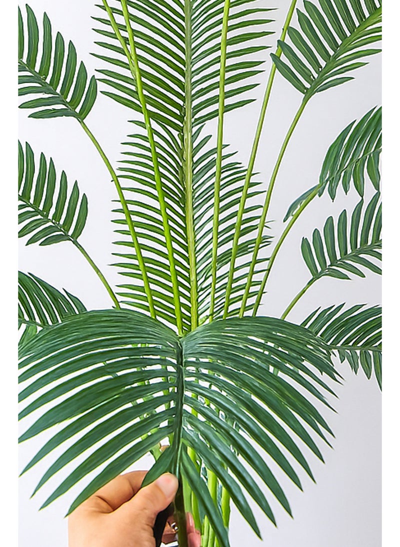 ULHYC Large Artificial Palm Tree - Realistic Silk Leaves and Bark Trunk for Home Decor, Villa Garden, Office (Indoor/Outdoor) - Image 4