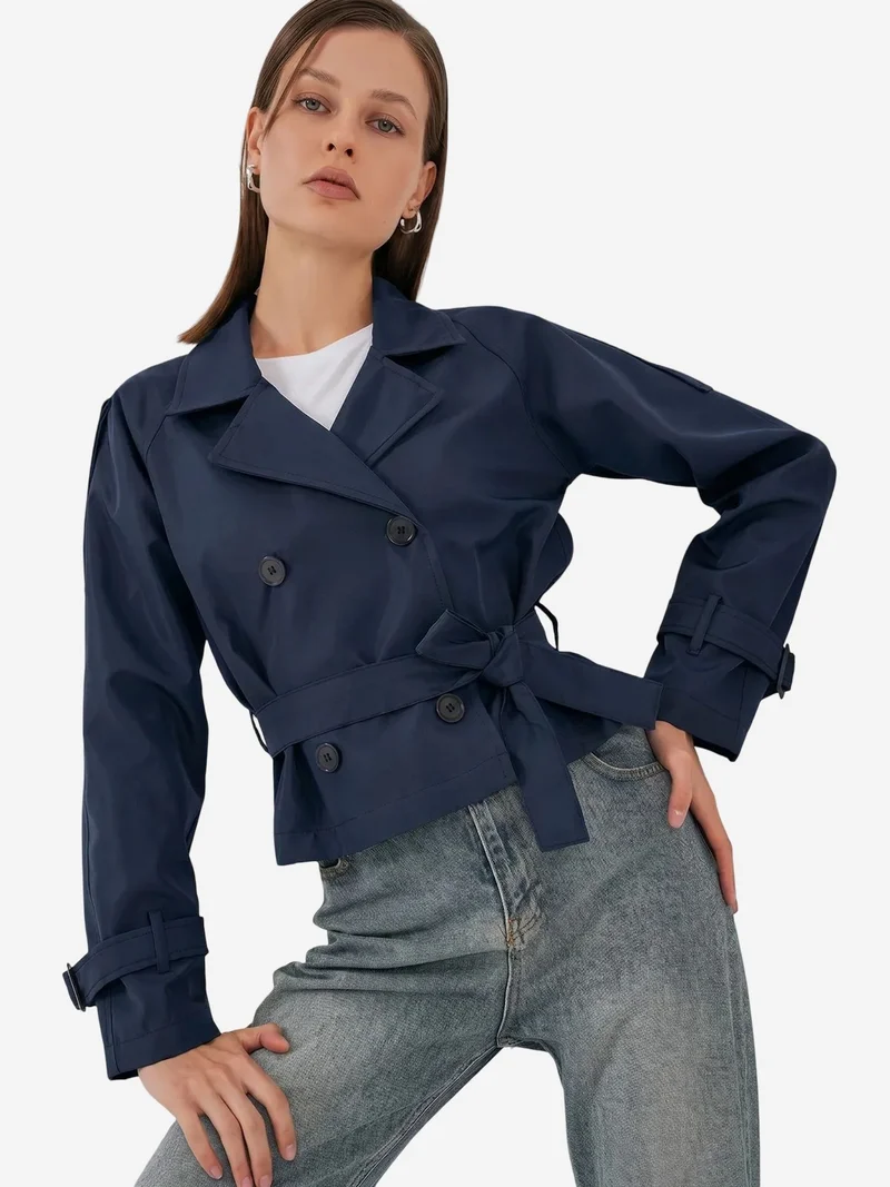 بيغ دارت BDART Short Belted Trench Coat