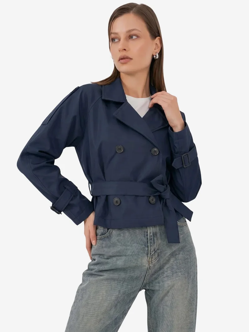 بيغ دارت BDART Short Belted Trench Coat