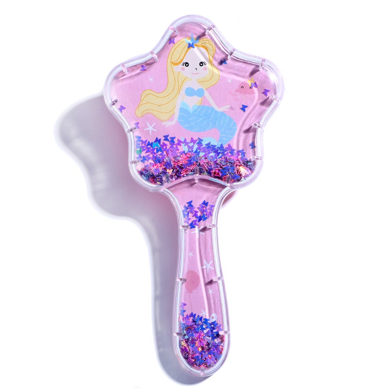 Generic Air Cushion Air Sac Comb Scalp Mini Portable Scalp Massage Comb Transparent Cute Comb Mermaid Childrens Comb WholesaleFoundation Blue Tail Mermaid Foundation Blue Tail Mermaid 