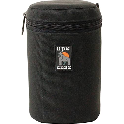 Ape Case ACLC10 Zippered Adjustable or Attachable Medium Case for Lenses (Black/Yellow) - Image 1