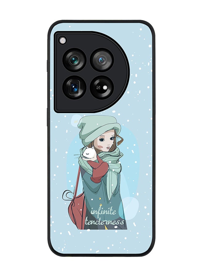 Stylizedd حافظة حواف سوداء متينة لهاتف OnePlus 12، حافظة مرنة رقيقة من المطاط TPU - نعومة لا نهائية - Image 1