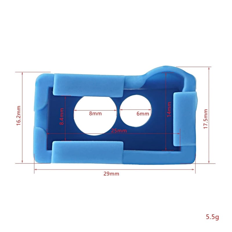 Black Heated Block Aluminum Heater Silicon Case Cover For 3D Printer Hot End - Image 4