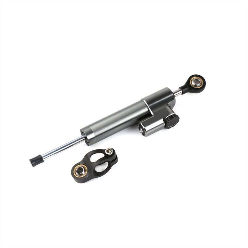 Motorcycle Handlebar Shock Absorber Steering Damper Stabilizer Red Color - Image 3