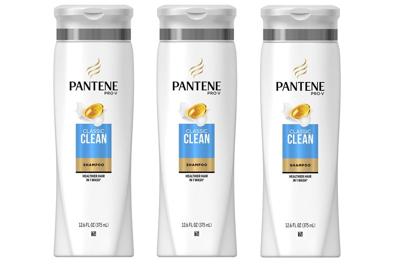 Pantene Pro-V Classic Clean Shampoo, 12.6 fl oz (Pack of 3) (Packaging May Vary) - Image 1