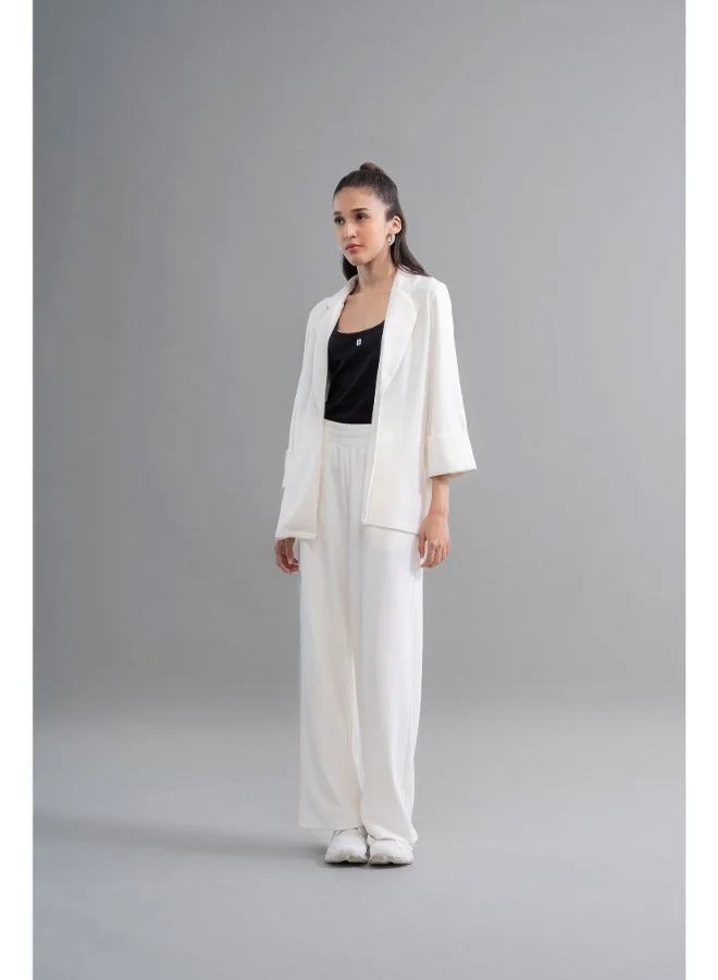NeceSera Snugknit Ivory Blazer Set
