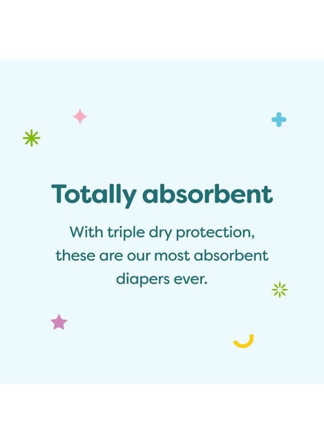 Babyganics - Size 3, 136 count, Absorbent, Breathable, Triple Dry Protection Diapers - Image 1