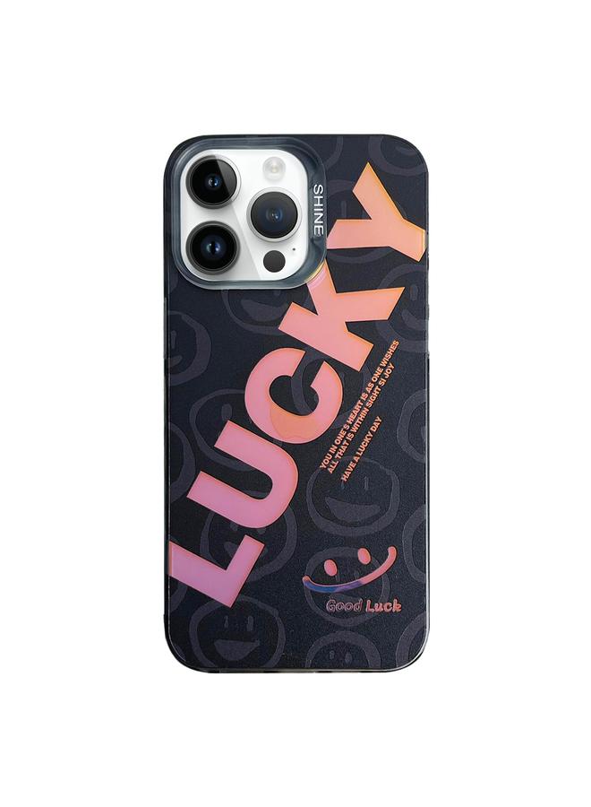 S-TOP Case For iPhone 14 Pro Max Colorful Pattern TPU + PC Phone Case - Image 1