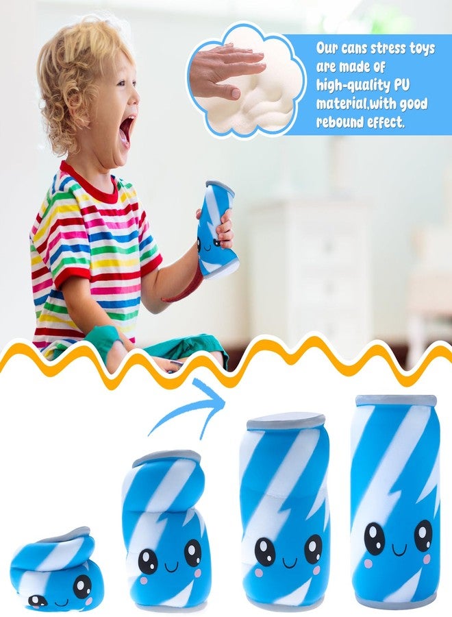 Hungdao 2 Pcs Operation Christmas Box Gifts Soda Can Stress Toys PU Foam Stress Balls for Kids Squeeze Sensory Toys Funny Appreciation Gift for Anxiety Relief Classroom Prize Fidget Party Favor - Image 3