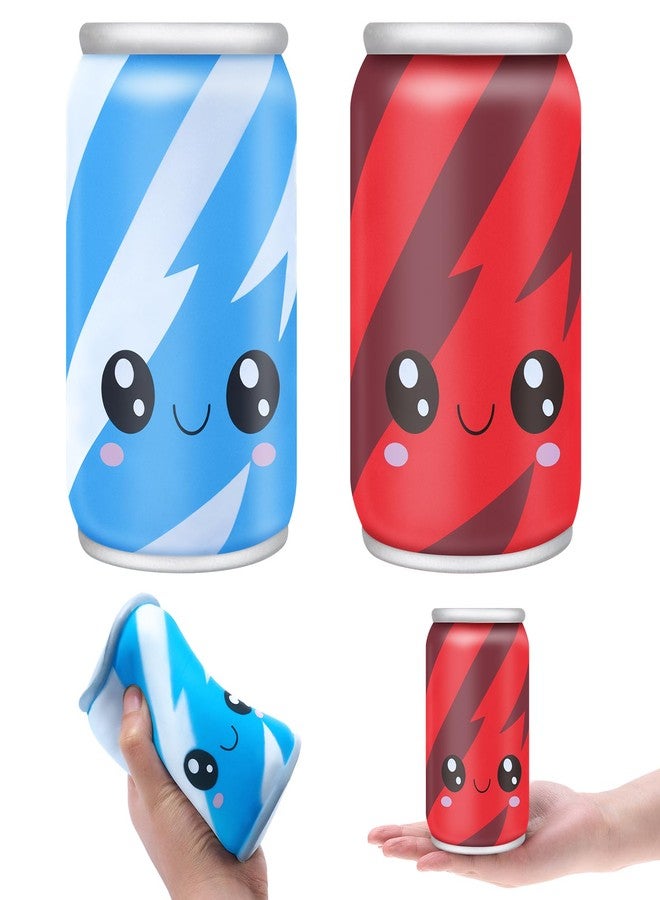Hungdao 2 Pcs Operation Christmas Box Gifts Soda Can Stress Toys PU Foam Stress Balls for Kids Squeeze Sensory Toys Funny Appreciation Gift for Anxiety Relief Classroom Prize Fidget Party Favor - Image 1
