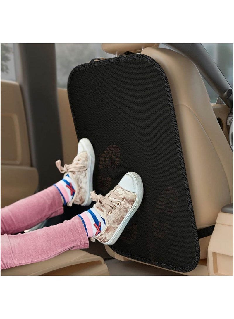 Y&D 2 Pack Back Seat Protector for Kids Premium Oxford Fabric Car Kick Mats Best Waterproof Protection from Dirt Mud Scratches Extra Large of Driver - Image 2