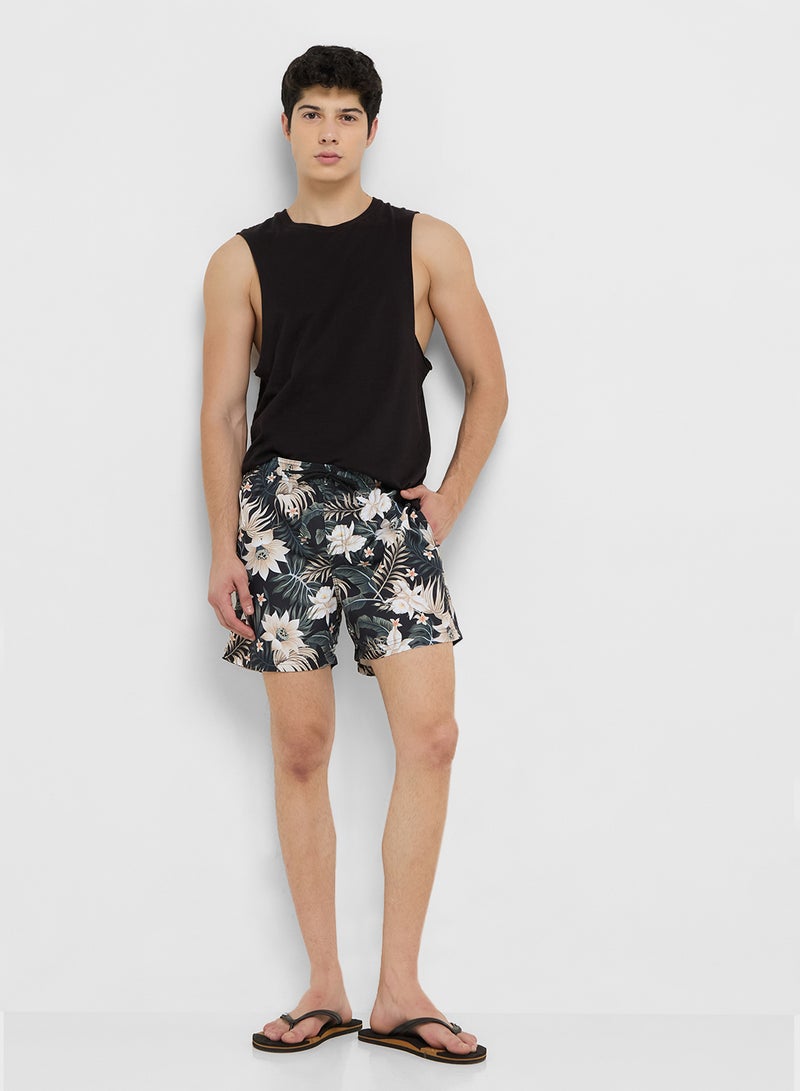 JJ Rebel by Jack & Jones Jrebhawaii Swim Print Short  - Image 2