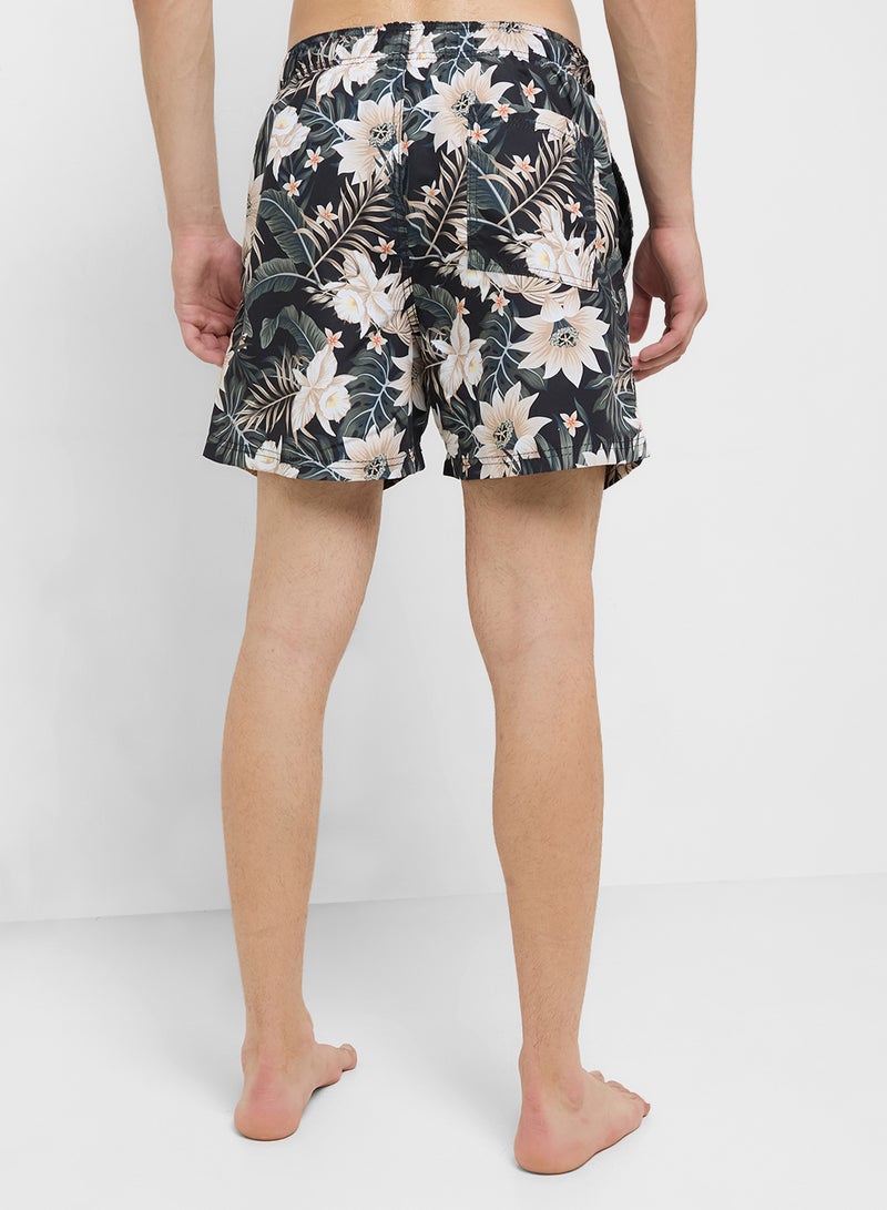 JJ Rebel by Jack & Jones Jrebhawaii Swim Print Short  - Image 3