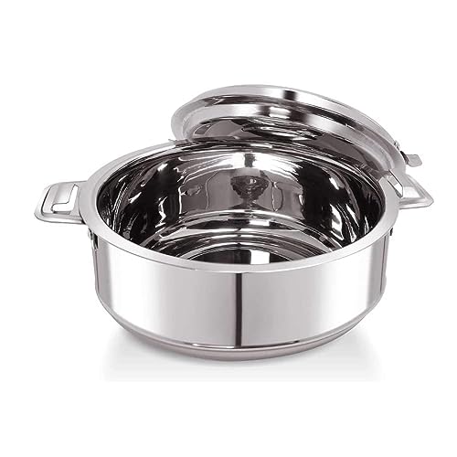Dr. Equipment Stainless Steel Casserole Hot Box | Food Grade | Easy to Carry | Easy to Store for Rice, Gravy, Curry| (800ML) - Image 3