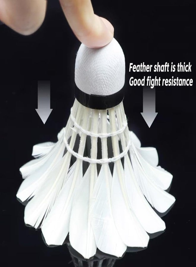 ZHENAN 12 or 6 Pack Nylon Badminton Shuttlecocks Badminton Birdie Balls with Great Stability and Durability,Shuttlecock Indoor Outdoor Sports Hight Speed Training (2) - Image 4