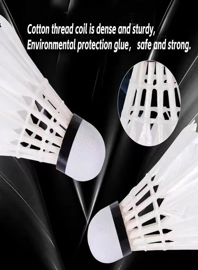 ZHENAN 12 or 6 Pack Nylon Badminton Shuttlecocks Badminton Birdie Balls with Great Stability and Durability,Shuttlecock Indoor Outdoor Sports Hight Speed Training (2) - Image 5