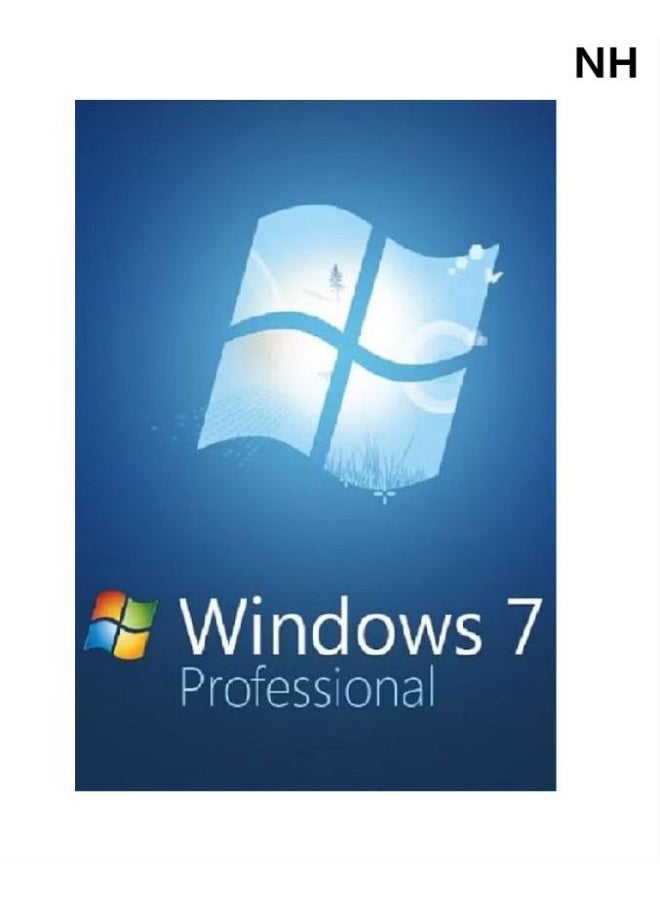 NH ​ Windows 7 Professional 64-Bit English OEM DVD with Activation Key | Genuine One-Time License - Image 1