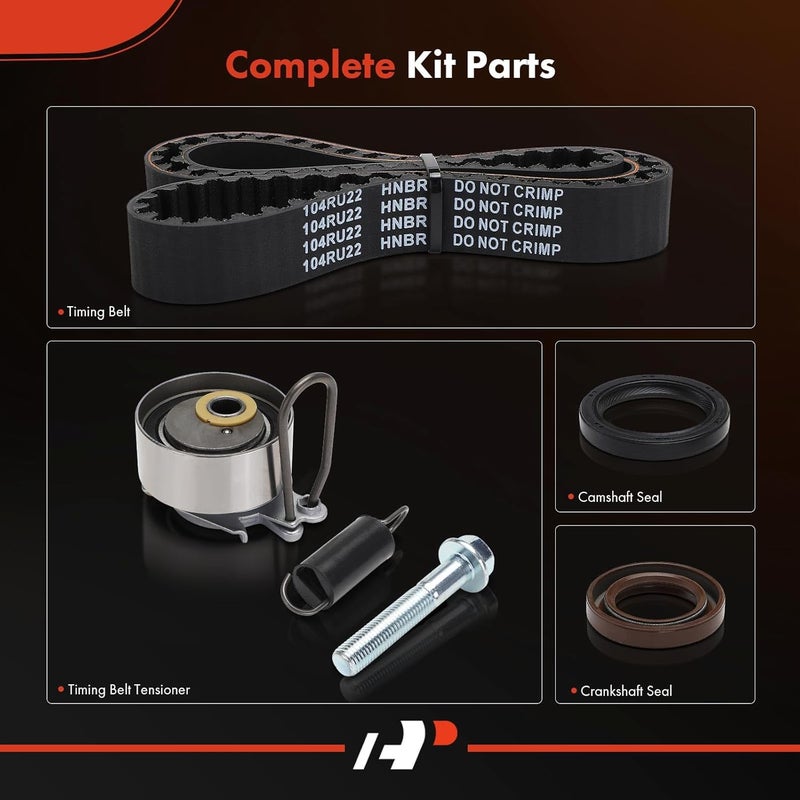 A-Premium Engine Timing Belt Kit for Honda Civic 2001-2005 - Image 2