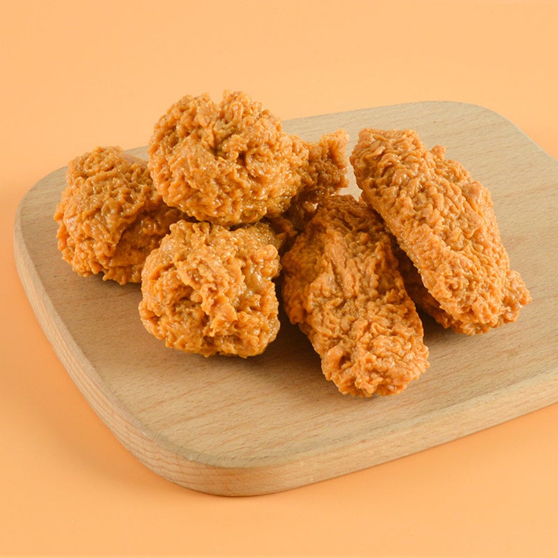5Pcs Fake Food Models Simulated Fried Food Realistic Small Fried Snack Photoing Accessory - Image 4