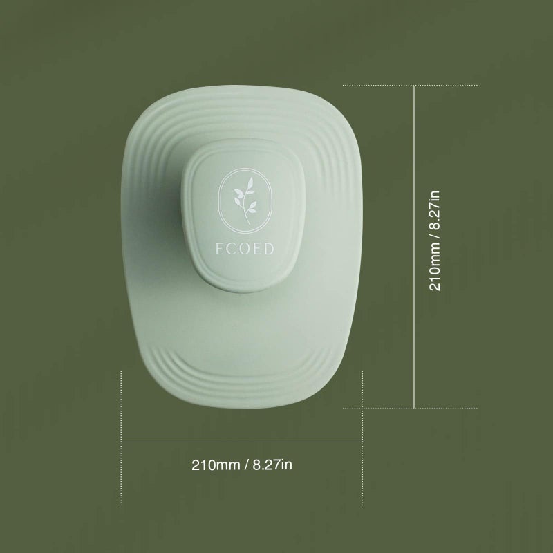 ecoed Scalp Massager Shampoo Brush,Scalp Scrubber for Dandruff Removal, Scalp Care Hair Brush Wet & Dry detangler for Men and Women.Suitable for Short Medium Hair(Green) - Image 5