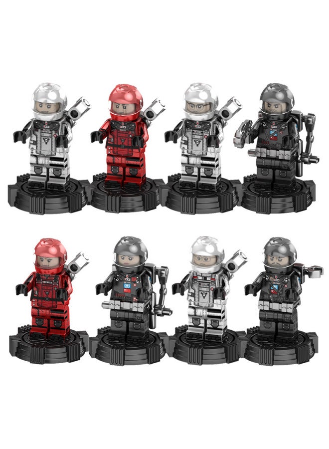 Senbao 107001-9 Wandering Earth Carrier Soldier Engineering Vehicle Assembly Model Boy Assembling Building Blocks Toy-Color:Sen Bao 107108 Door Frame Robot  - Image 5