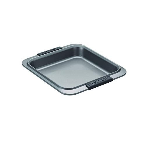 Anolon Advanced Nonstick Baking Pan / Nonstick Cake Pan, Square - 9 Inch, Gray - Image 4