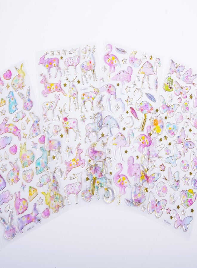 NVF Kawaii Decorative Sticker Sheets – 6 Design Mix for Journaling & Crafts (DS-YT-HK3-78, PET, Set 6) - Image 2