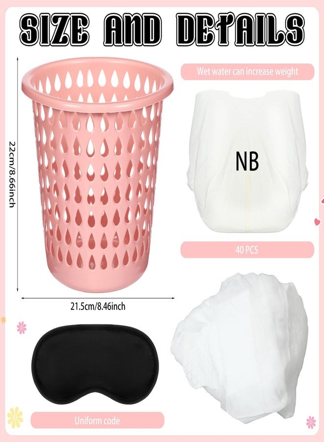 LemonRoad Funny Baby Shower Diaper Games Activities Kits Toss The Diaper in The Pail Hilarious Gender Reveal Games Prizes Accessories for Boys Girls Women Men - Image 3