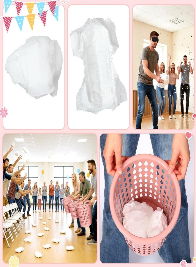 LemonRoad Funny Baby Shower Diaper Games Activities Kits Toss The Diaper in The Pail Hilarious Gender Reveal Games Prizes Accessories for Boys Girls Women Men - Image 5