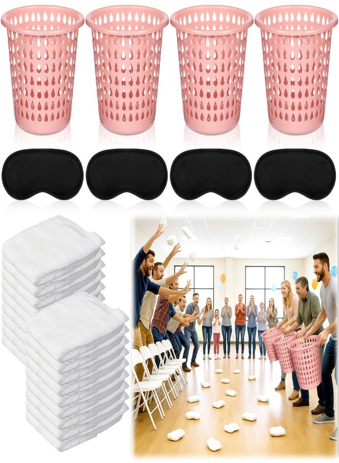 LemonRoad Funny Baby Shower Diaper Games Activities Kits Toss The Diaper in The Pail Hilarious Gender Reveal Games Prizes Accessories for Boys Girls Women Men - Image 1