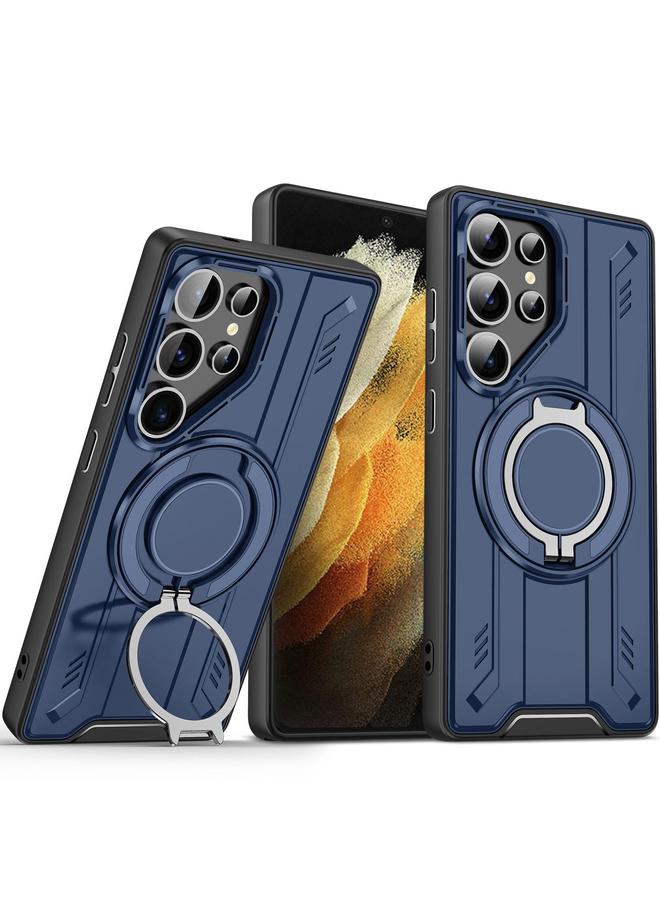 اس-توب جراب لهاتف Samsung Galaxy S21 Ultra 5G مزود بحلقة دوارة وحامل مغناطيسي MagSafe - Image 1