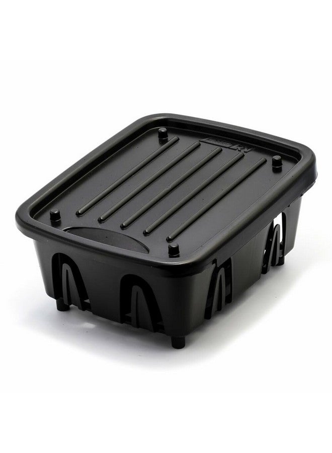 Camco Camco Mini Dish Drainer and Tray | Fits RV Sinks and Small Counter Spaces | Durable Heavy-Duty Construction | (43512), Black - Image 2