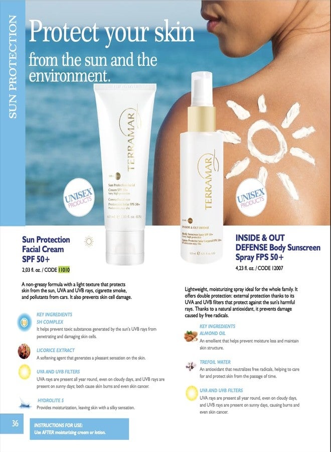 Terramar Sun Protection Facial Cream, SPF 50+, 2.03 fl. oz. - Image 2