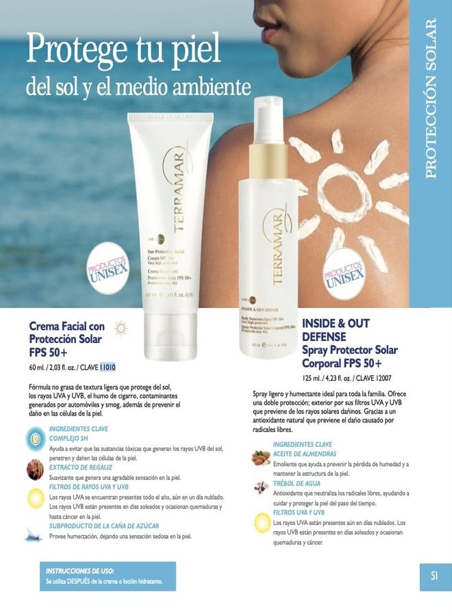 Terramar Sun Protection Facial Cream, SPF 50+, 2.03 fl. oz. - Image 3