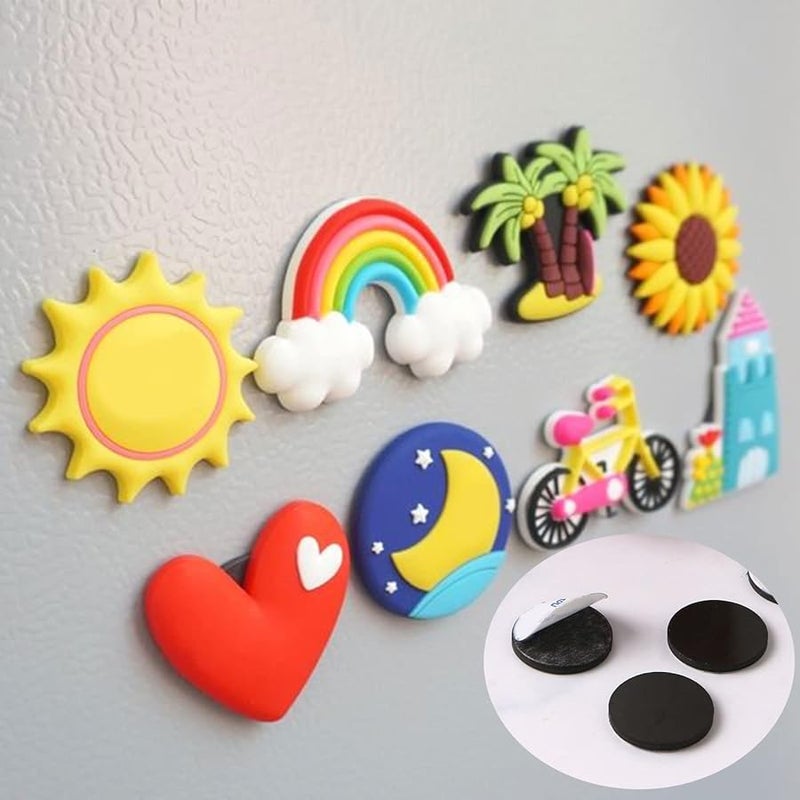 10 Pcs 20mm Round Flexible Adhesive Magnets Small Sticky Magnetic Dots - Image 3