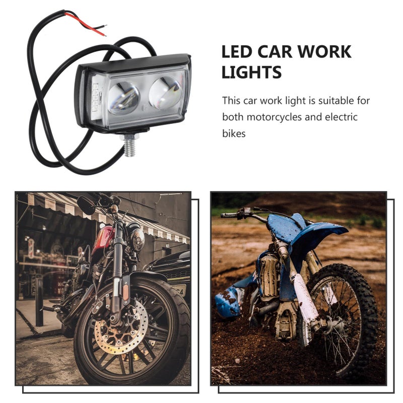 1 Pair LED Off Road Lights for Trucks Work Lighting Compact Enhanced Visibility Easy Install - Image 5
