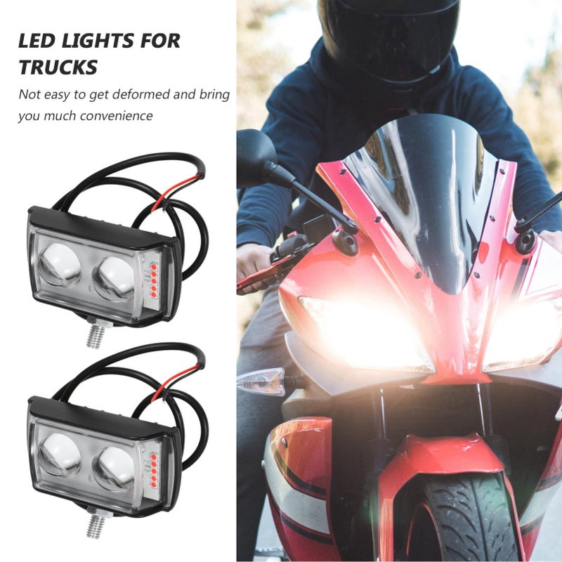 1 Pair LED Off Road Lights for Trucks Work Lighting Compact Enhanced Visibility Easy Install - Image 4