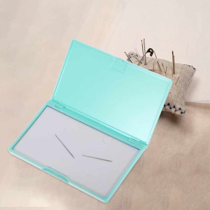 NUOBESTY Magnetic Needle Storage Case, Sewing Needle Case, Sewing Needle Storage Slim Line Magnetic Box, Small Metal Objects Organizer, PVC - Image 3