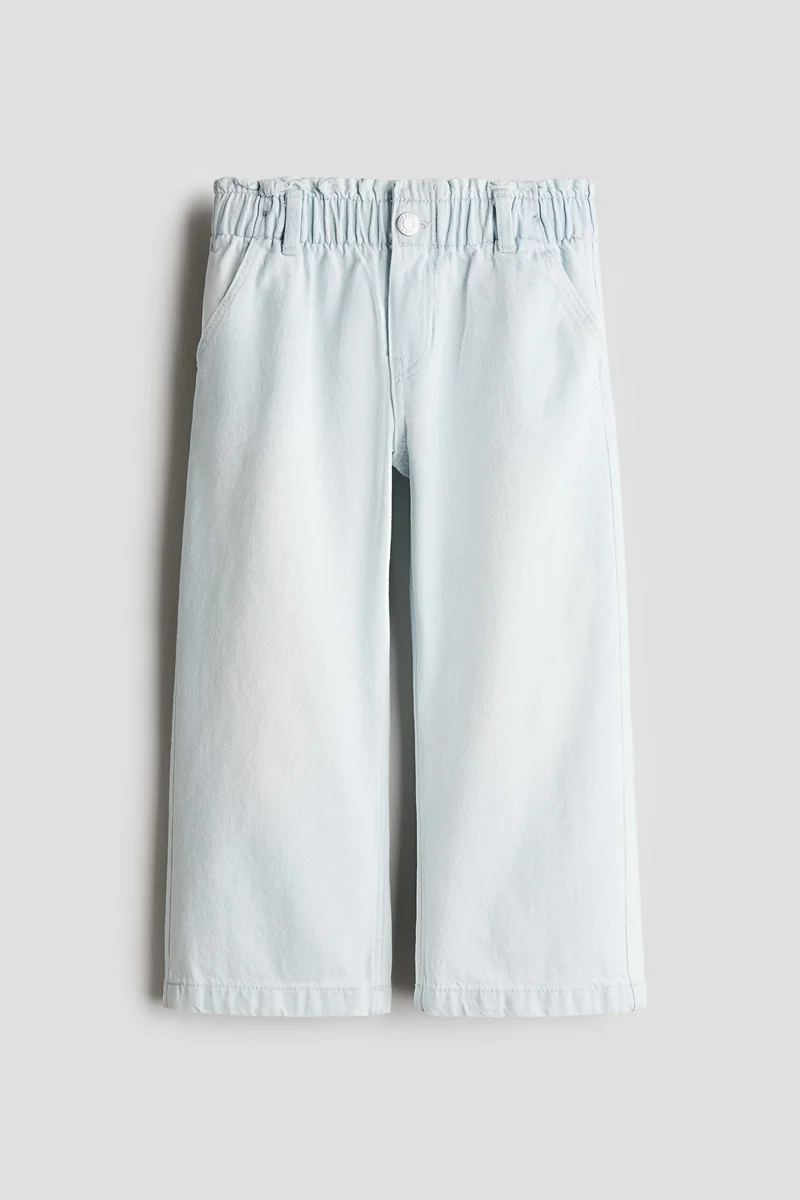 H&M Wide leg paper bag jeans
