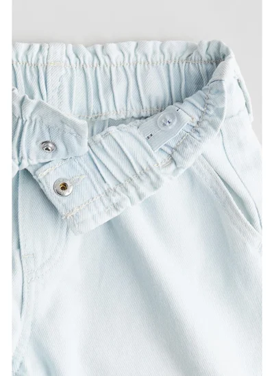 H&M Wide leg paper bag jeans