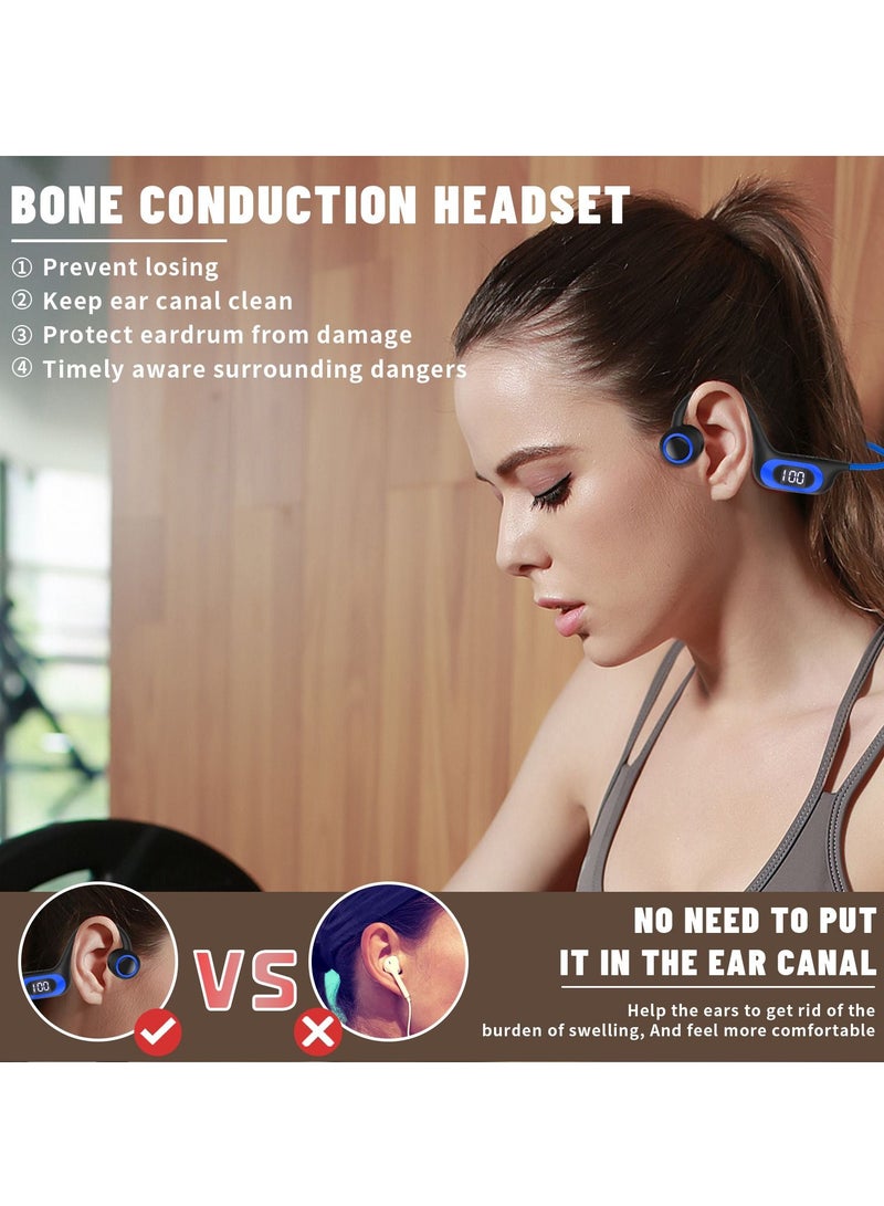 GULFLINK Bone Conduction Bluetooth Sports Headset for Outdoor 300mah Orange - Image 5
