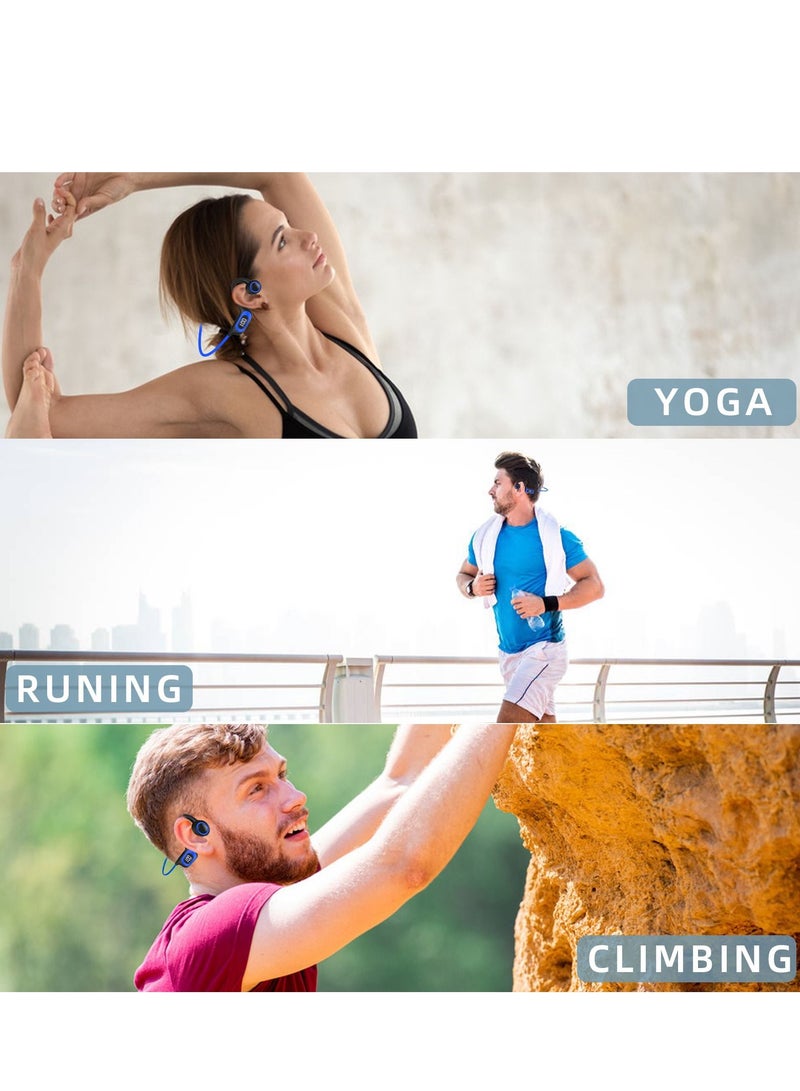 GULFLINK Bone Conduction Bluetooth Sports Headset for Outdoor 300mah Orange - Image 4