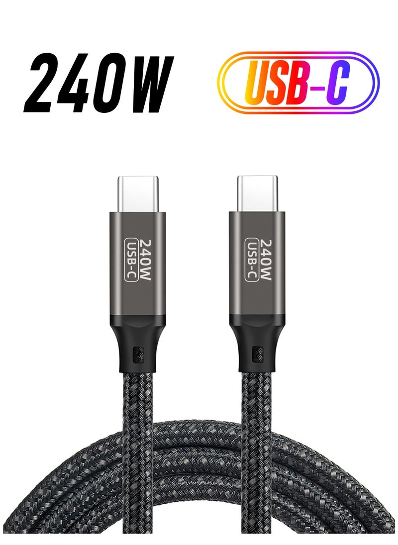 KASTWAVE Link Cable 10 FT for Apple Vision Pro, USB-C to USB-C, PD 3.1 240W Fast Charging Cord for Vision Pro, High-Speed PC Data Transfer, Premium Apple Vision Pro Accessories, 1 Pcs  - Image 1