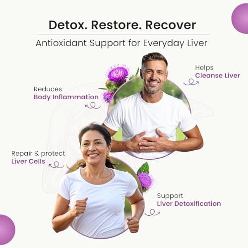 Neuherbs Liver Detox Capsules with Milk Thistle, NAC & Silymarin | Supports Liver Health, Liver Detox & Cleansing | Liver Support Supplement for Men & Women | 60 Capsules (Pack of 2) - Image 3